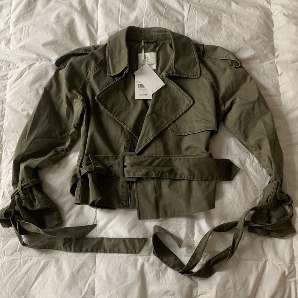 ANINE BING Aria Cropped Trench
